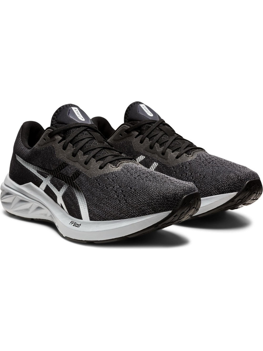 Asics Dynablast 2 Black and Gray Performance Running Shoes 8.5